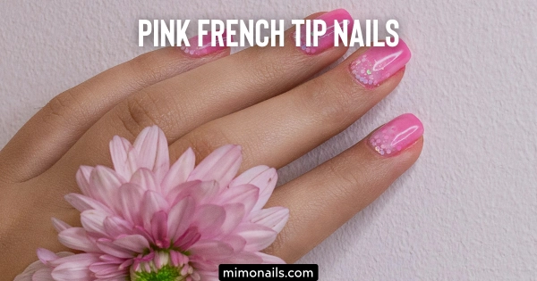 Pink French Tip Nails