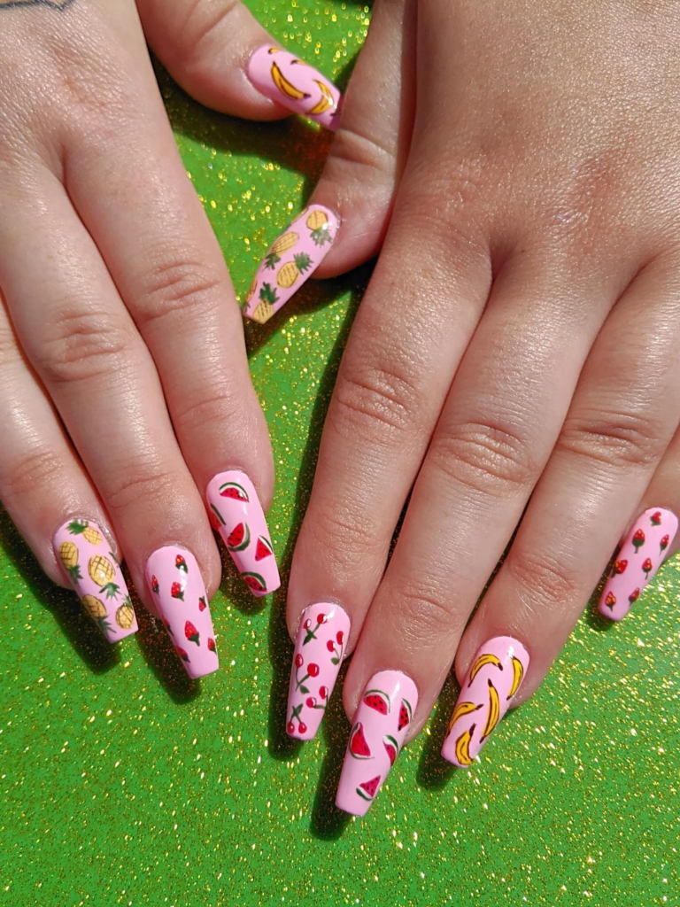 Fruit Inspired Summer Nails