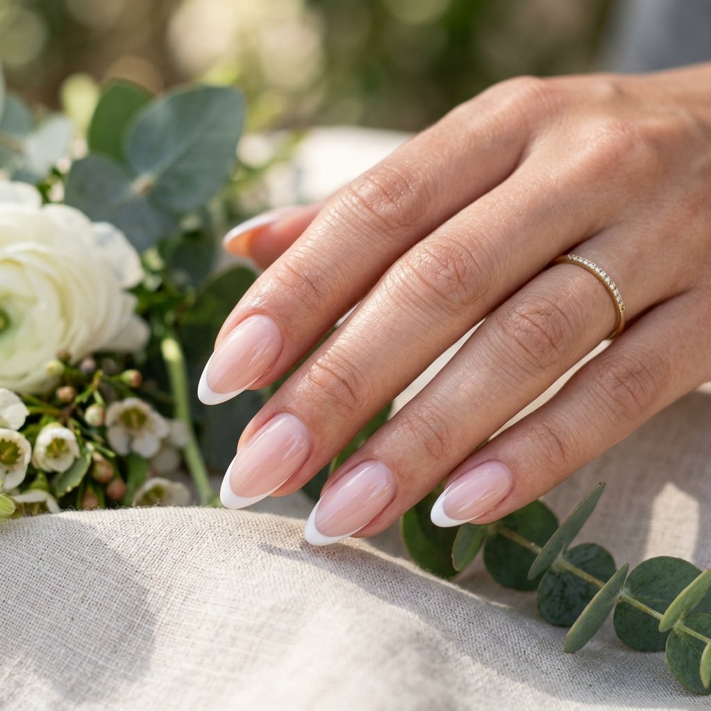 Minimal French Tip Nails