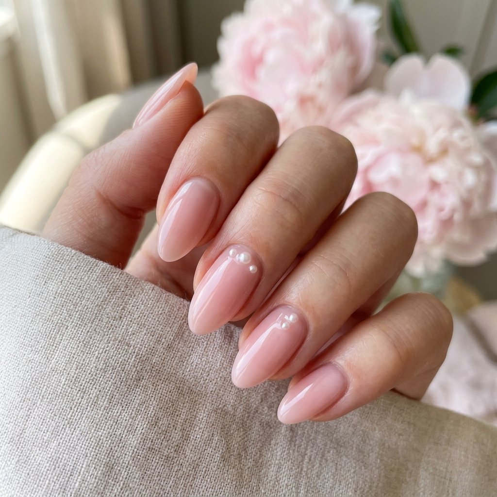 Sheer Pink June Nails
