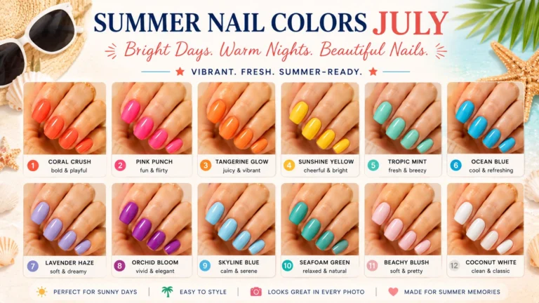 Summer Nail Colors July