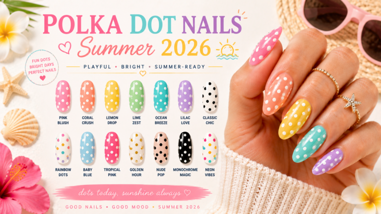 Polka Dot Nails Summer