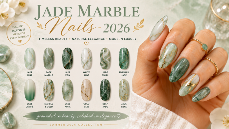 Jade Marble Nails 2026