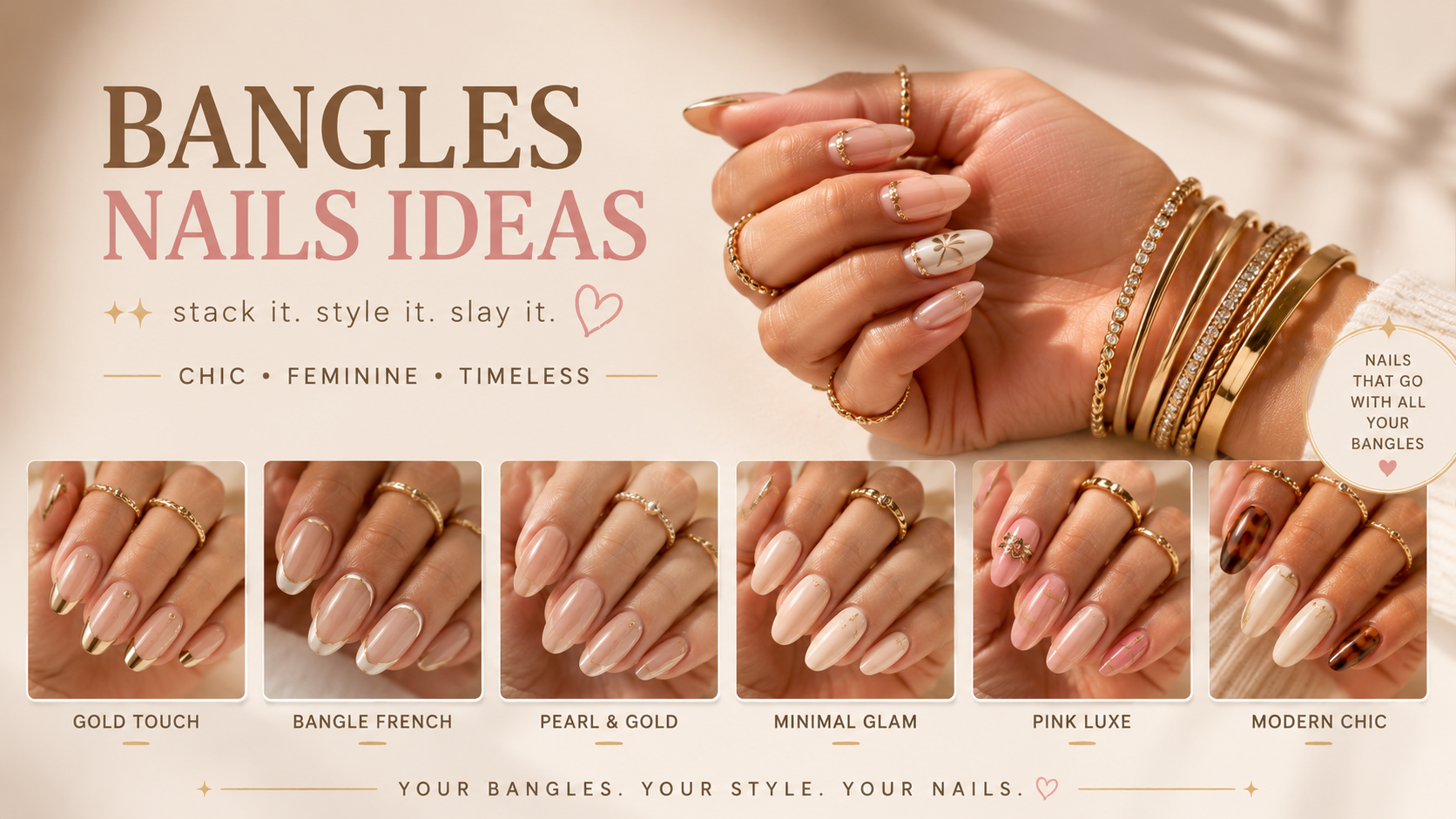 Bangles Nails Ideas