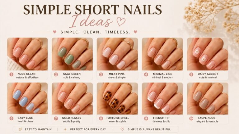 Simple Short Nails Ideas