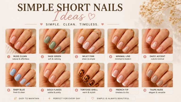Simple Short Nails Ideas
