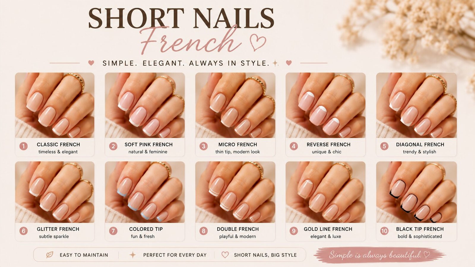 Short Nails French