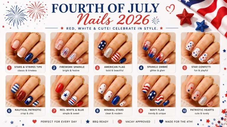 Fourth of July Nails 2026