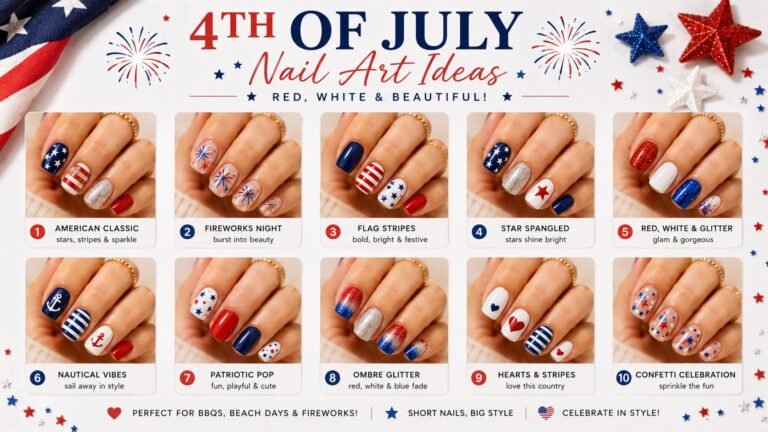 4th of July Nail Art Ideas