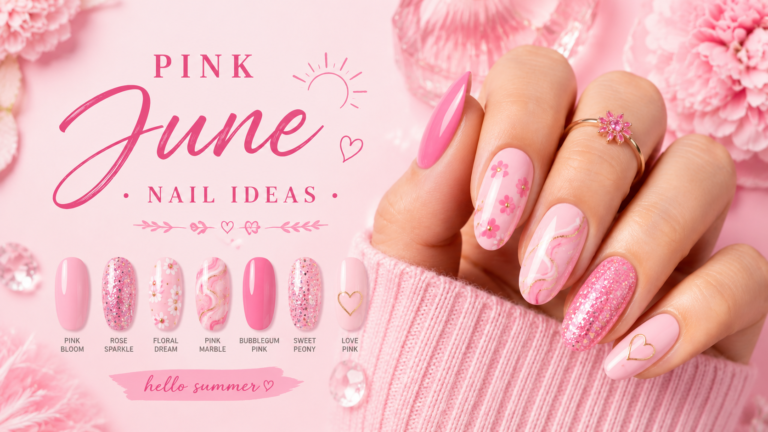 Pink June Nail Ideas