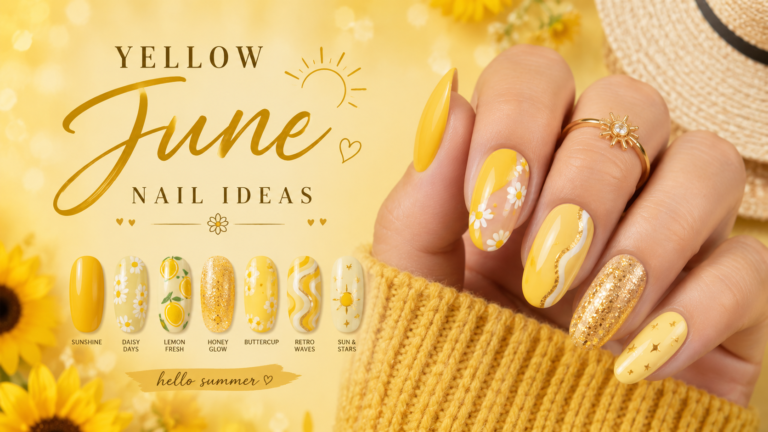 Yellow June Nail Ideas