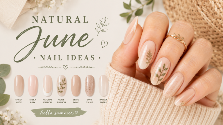 Natural June Nail Ideas