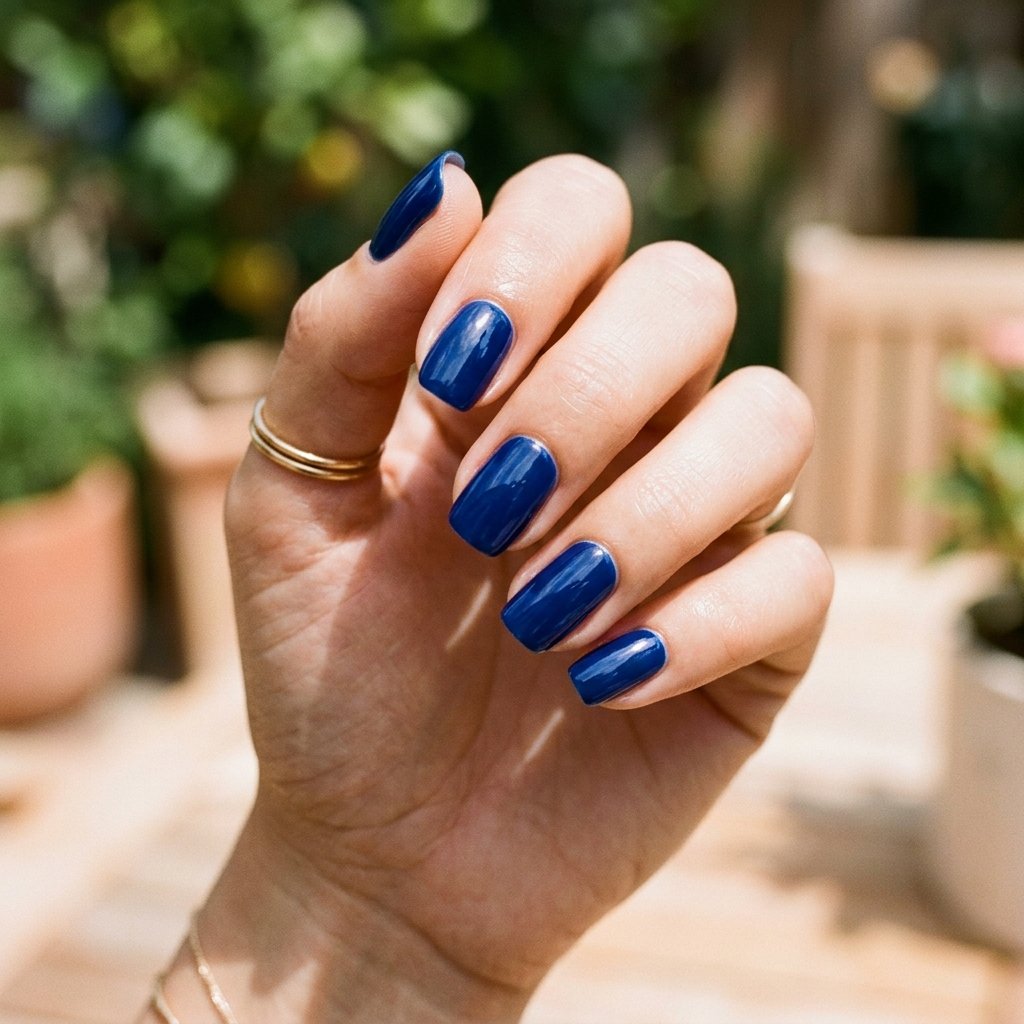Saturated Sapphire Blue