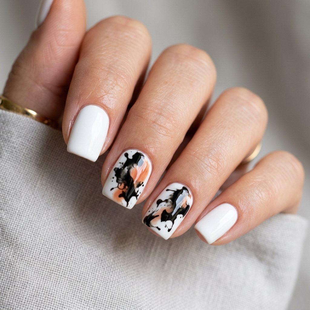 Abstract Ink Blot Design