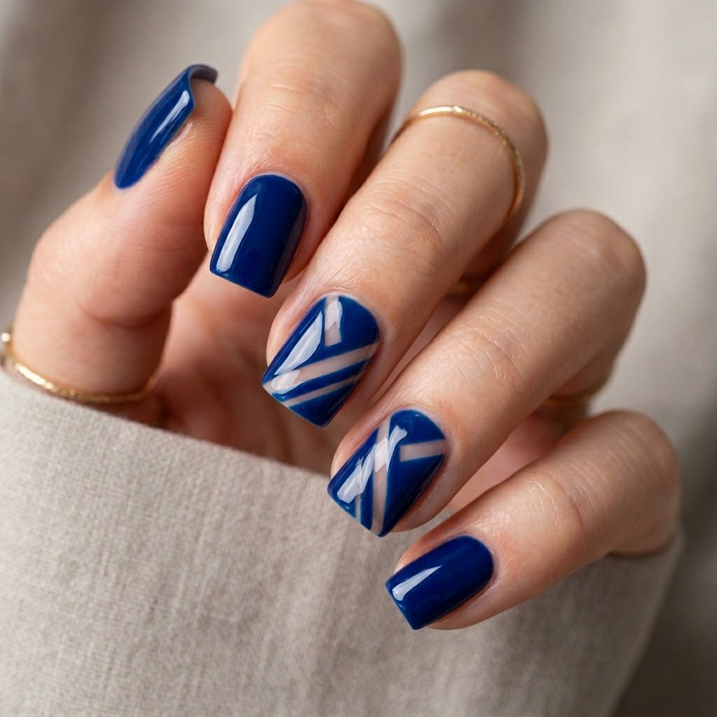 Negative Space Geometric Design