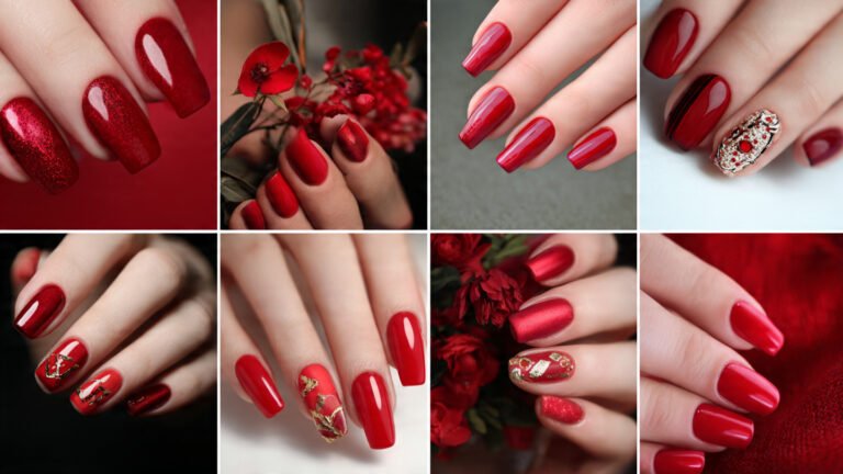Red June Nail Ideas