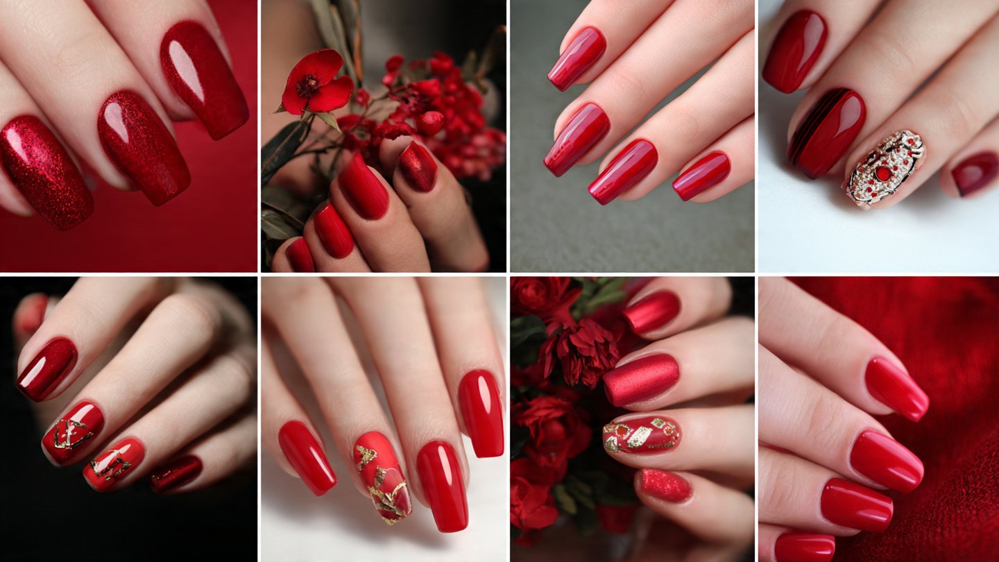 Red June Nail Ideas