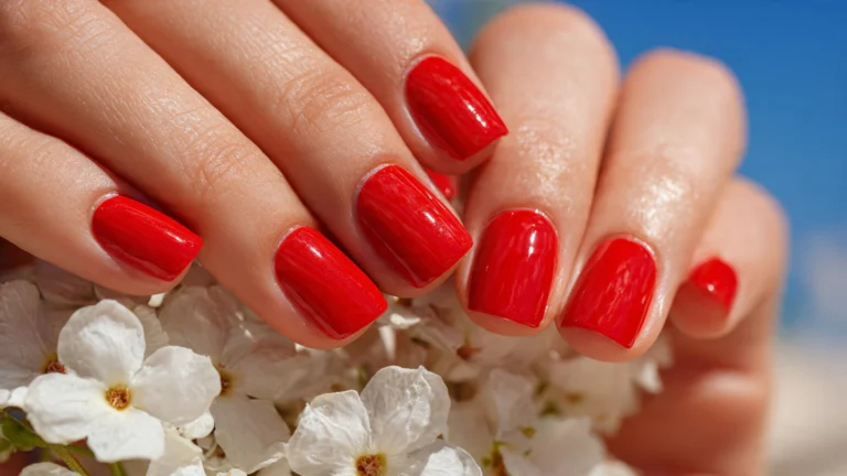 Red Summer Nails