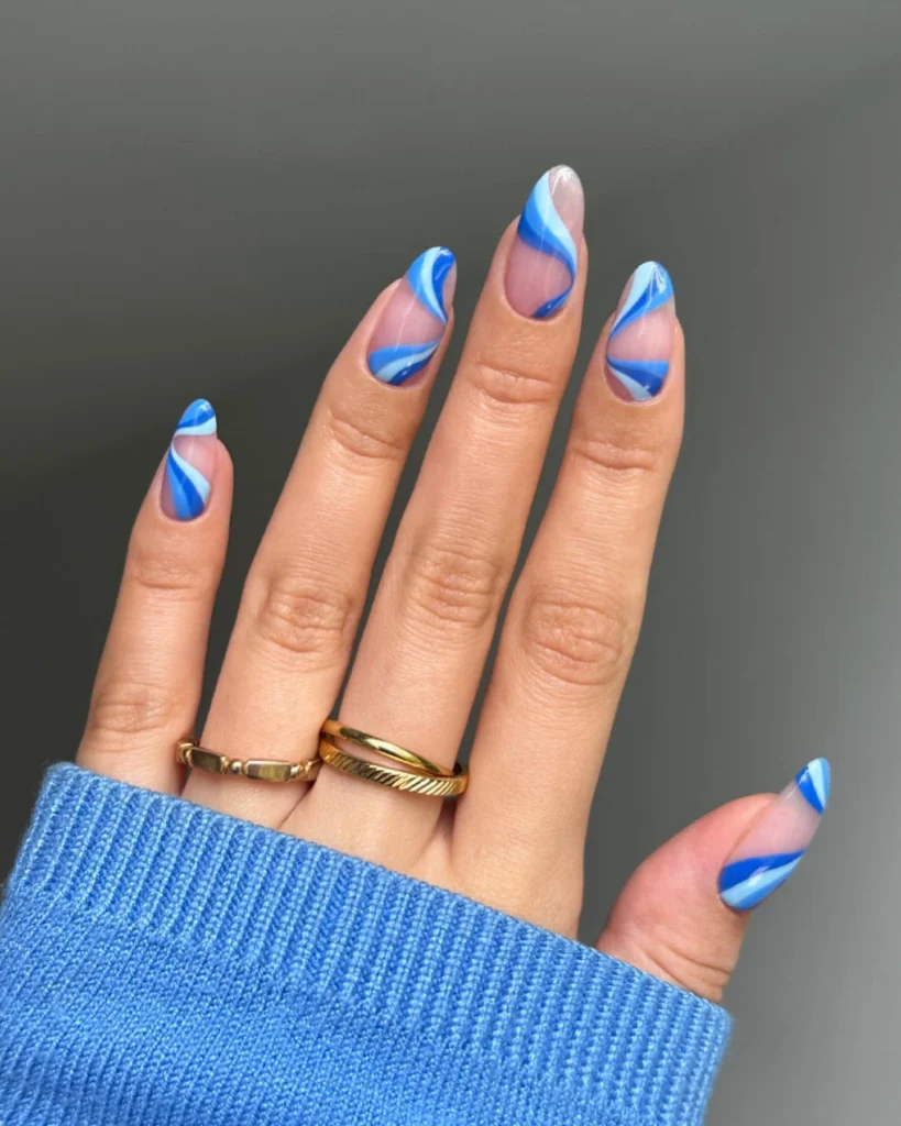 22 Blue Nails Design Ideas You Need to Try for a Chic Manicure 8 Loading...