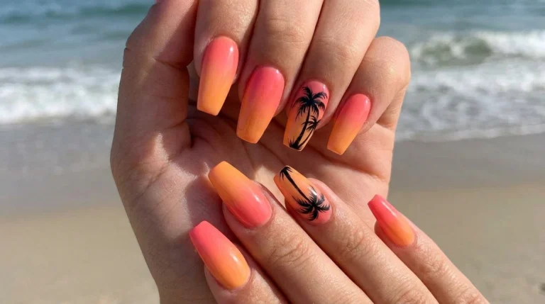 August Acrylic Nail Ideas