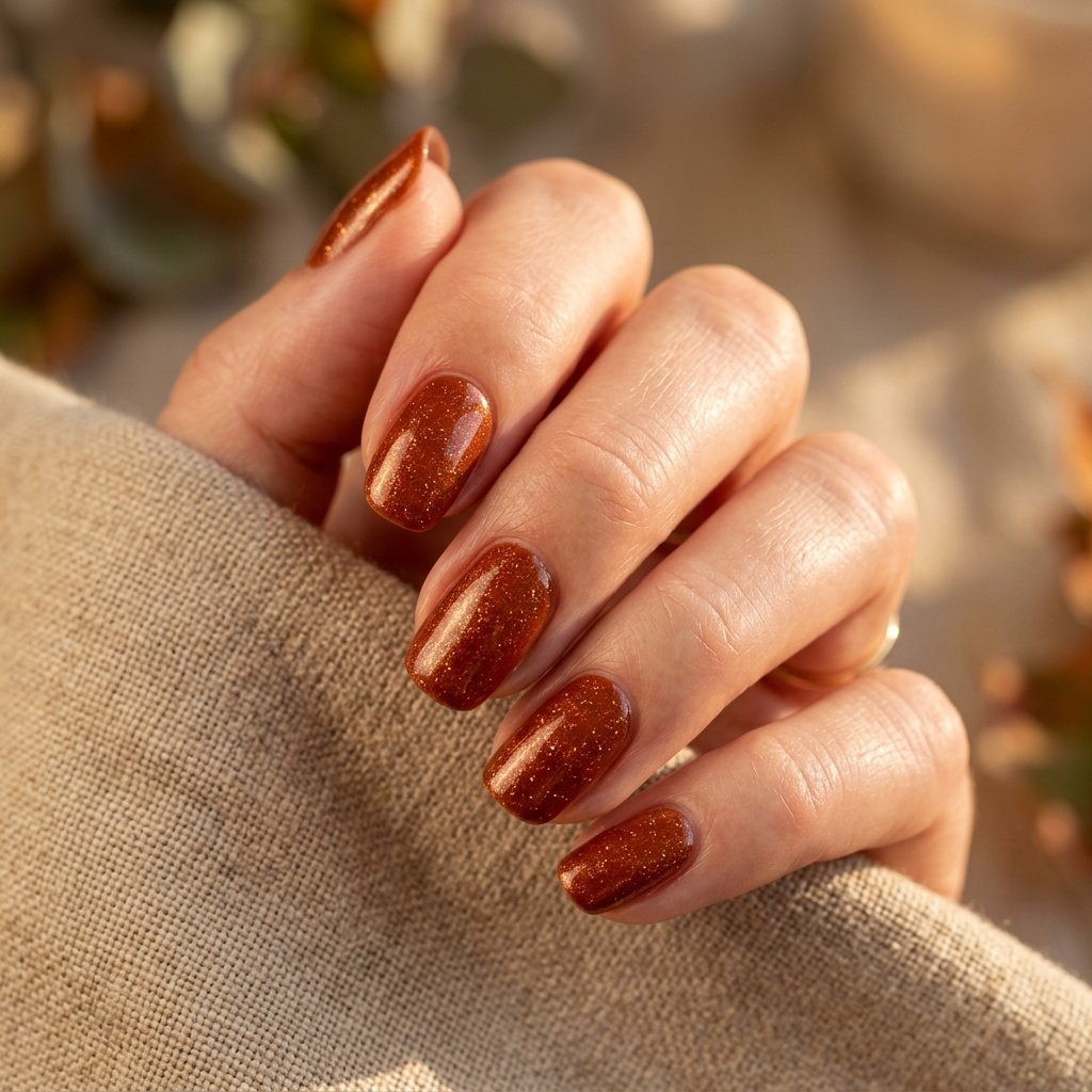 Burnt Orange Shimmer