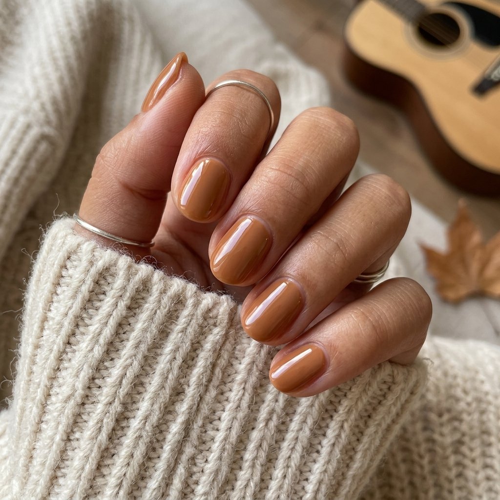 Caramel Glazed Nails