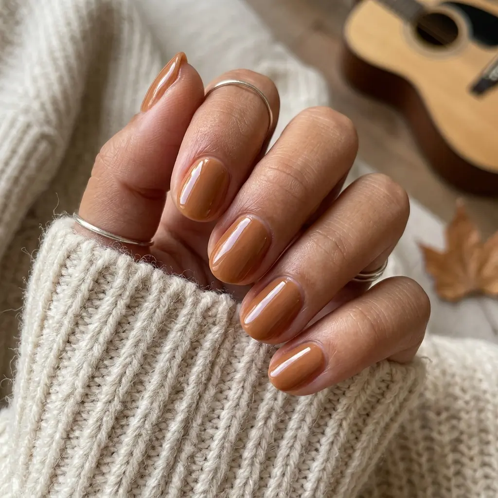 Caramel Glazed Nails