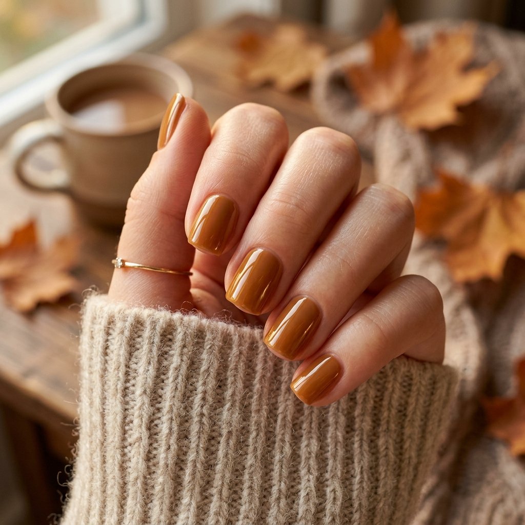 Caramel Glazed Nails