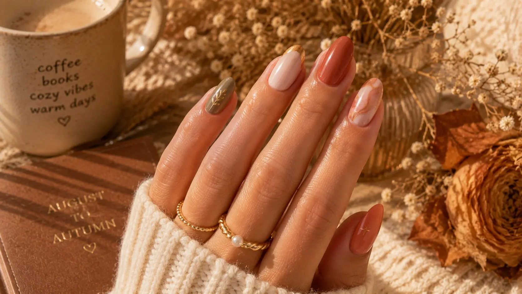 Early Fall August Nails