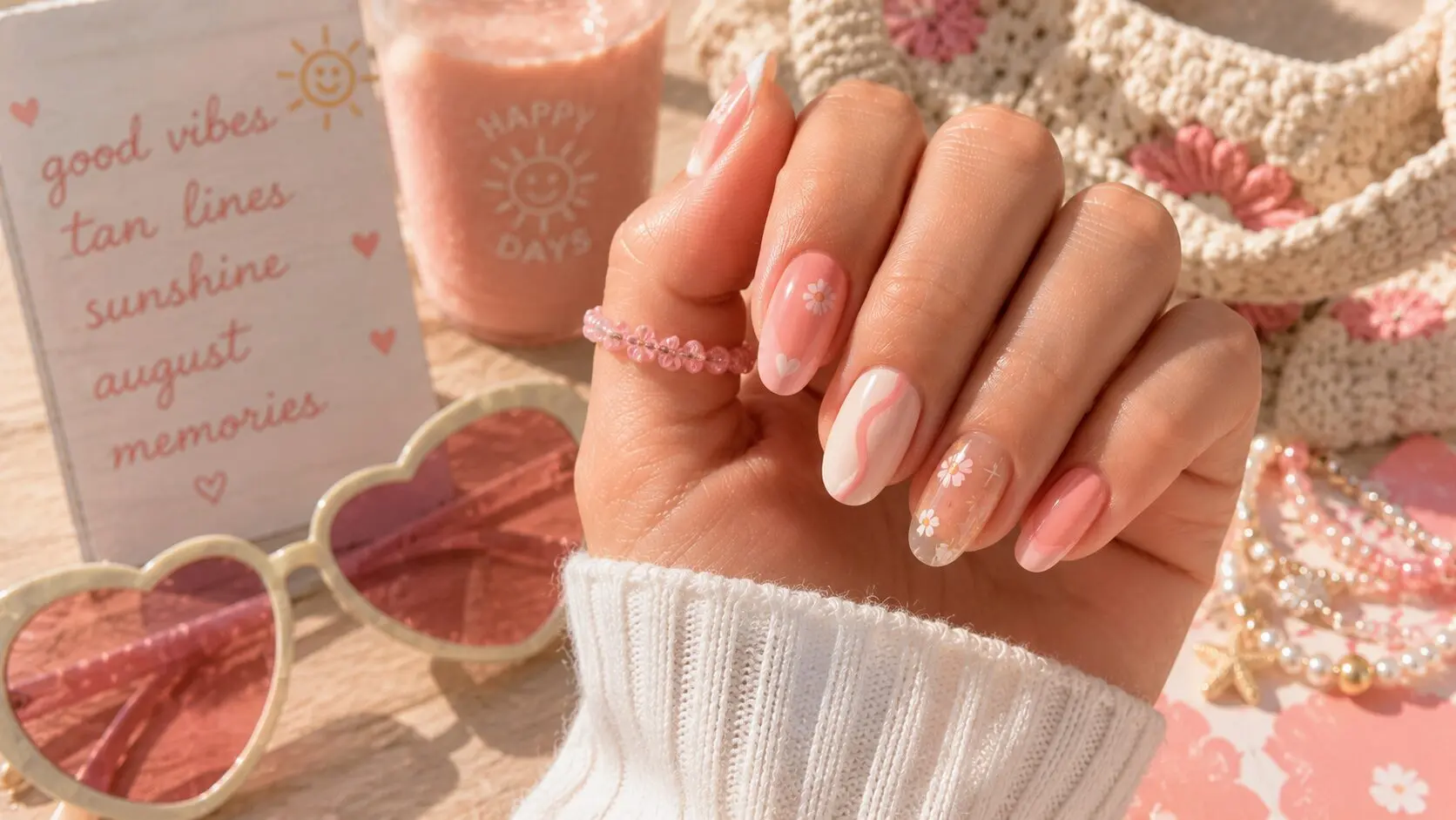 Cute August Nails for Teens