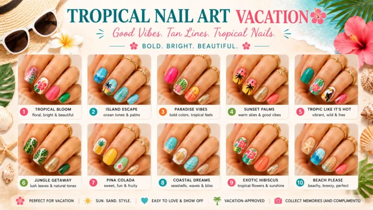 Tropical Nail Art Vacation