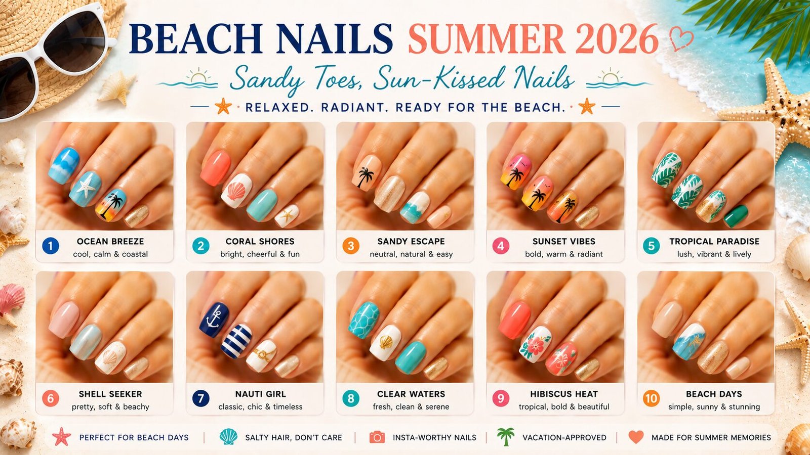 Beach Nails Summer 2026