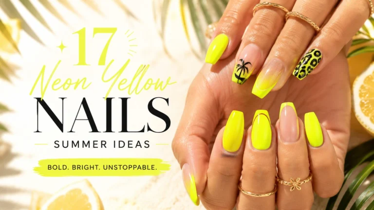Neon Yellow Nails Summer