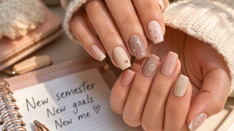 Back-to-School August Nails