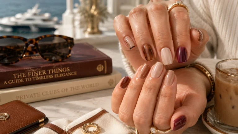Old Money August Nails