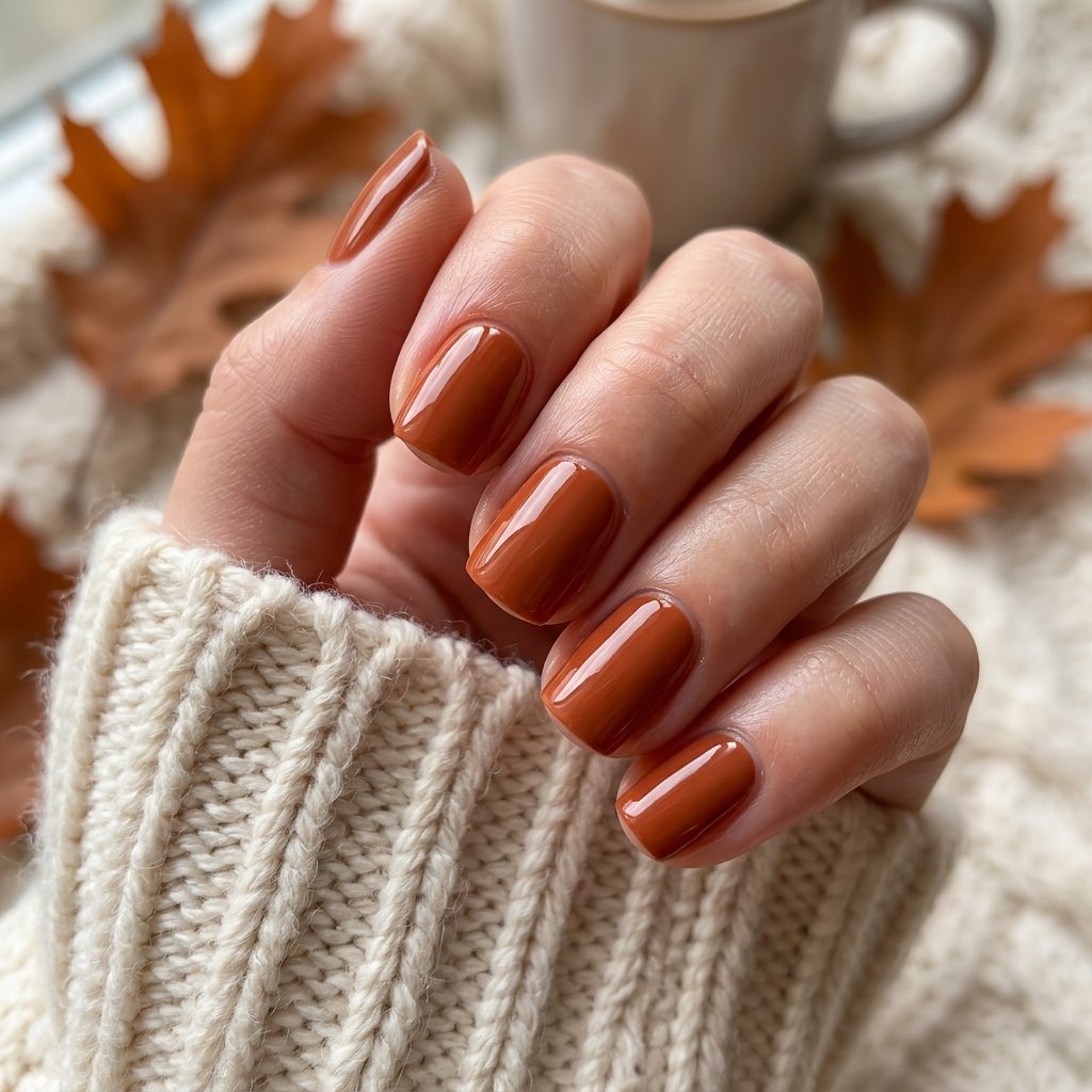 Cinnamon Spice Nails
