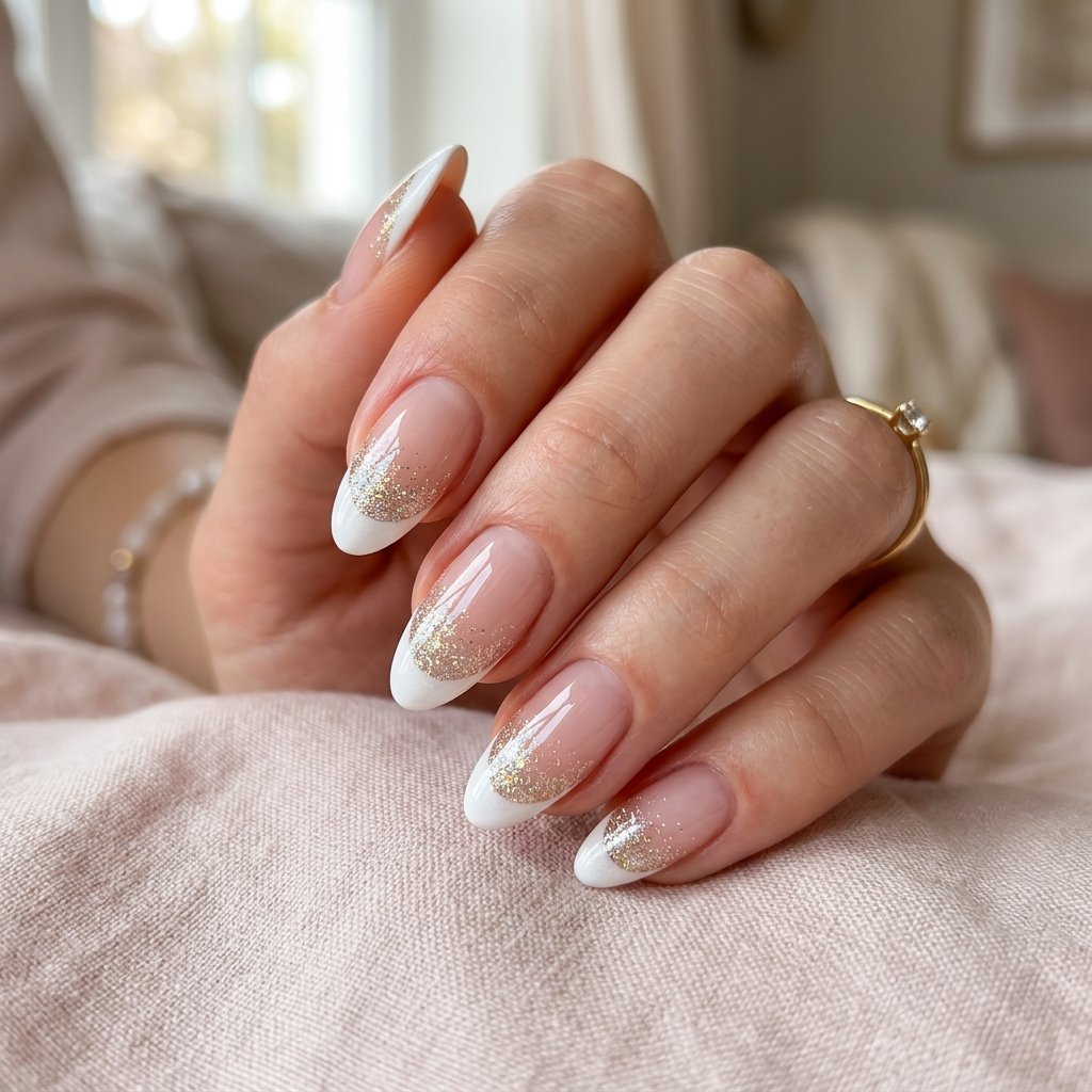 Glitter French Tips