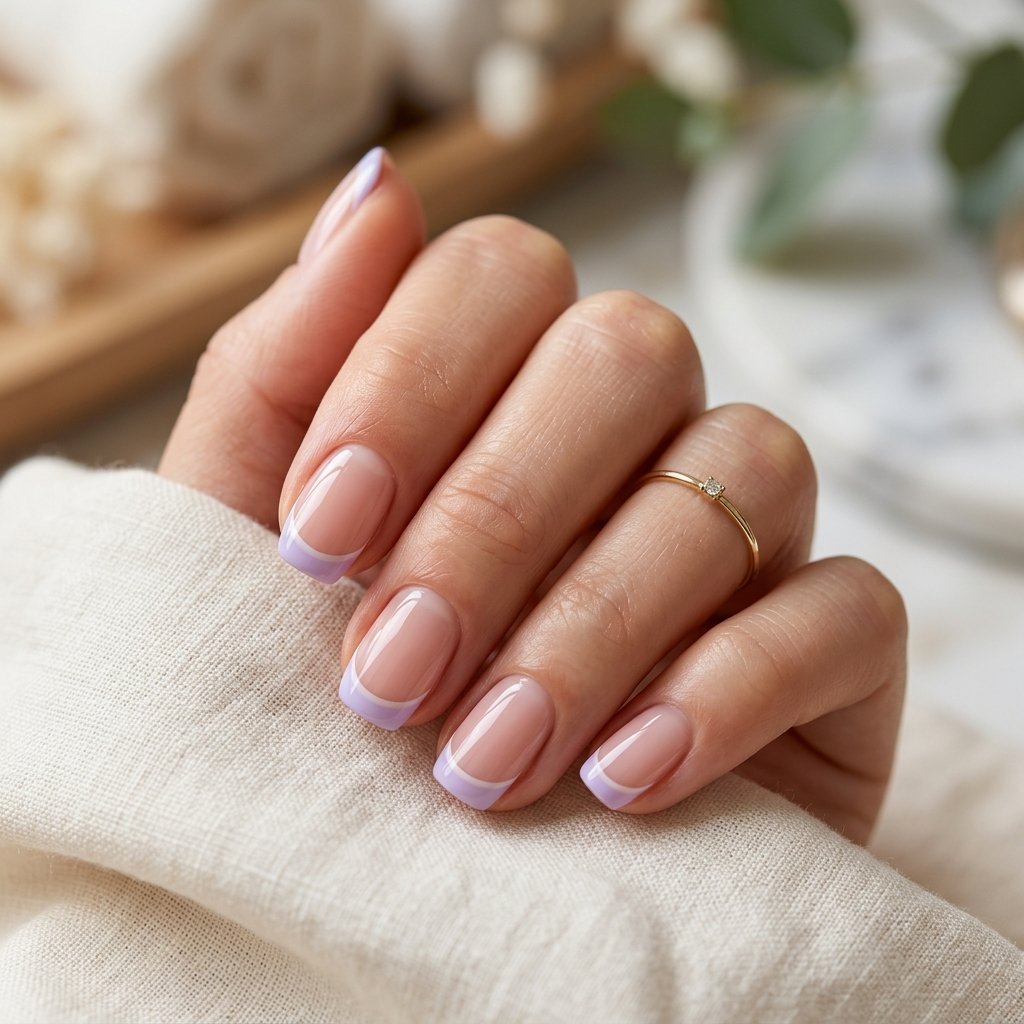 Lavender French Tips