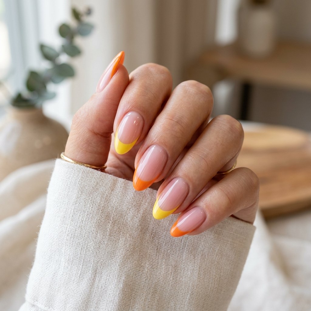 Citrus French Tips
