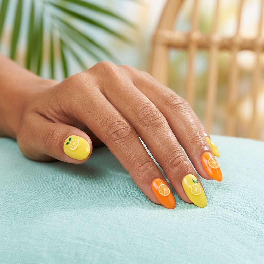 Fruit Inspired Nail Art