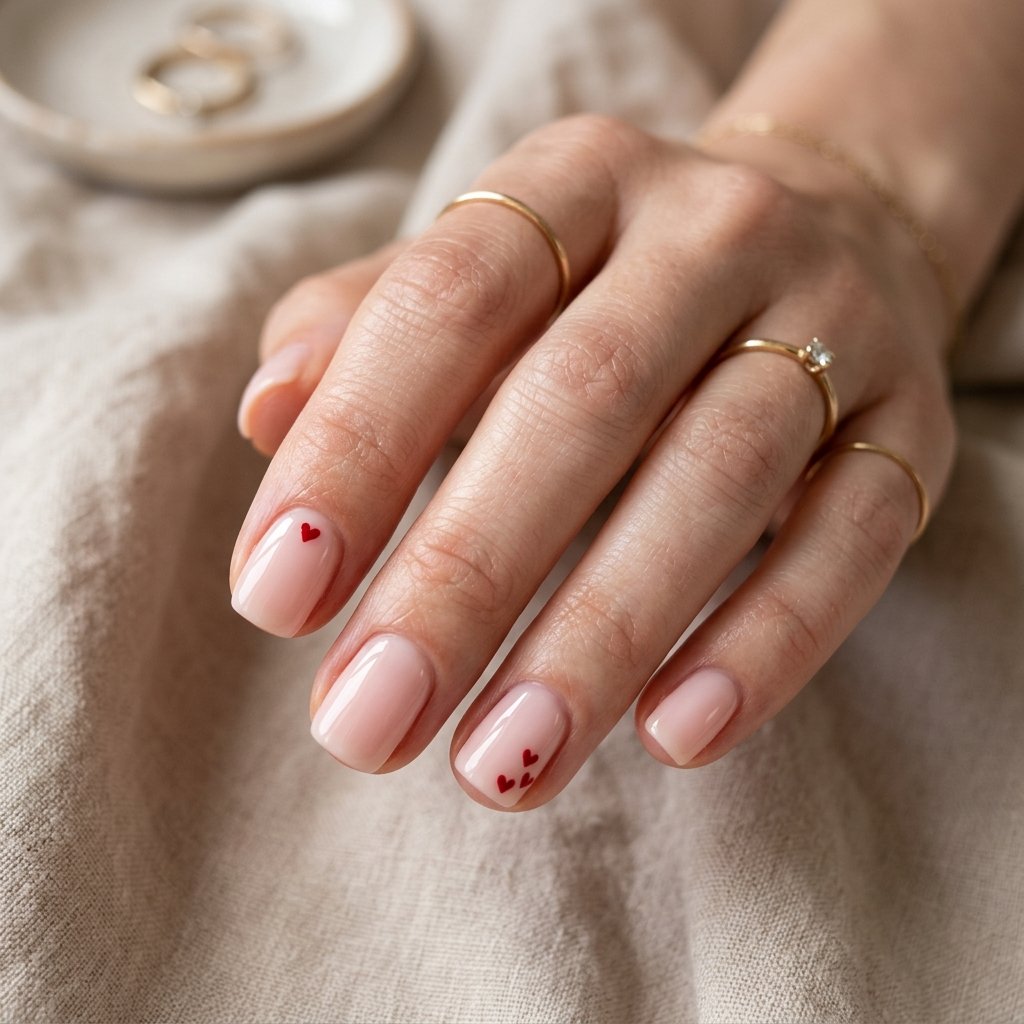 Tiny Heart Nails