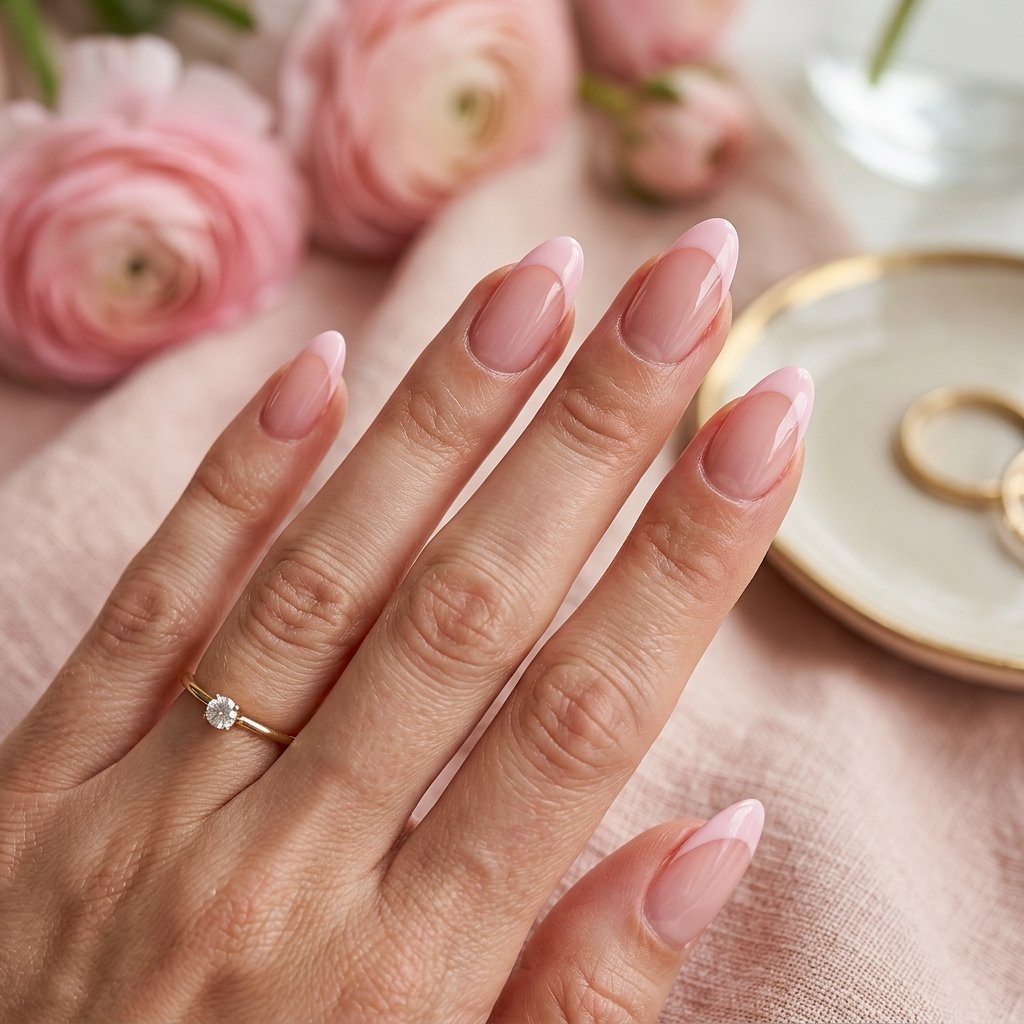 Soft Pink French Tips