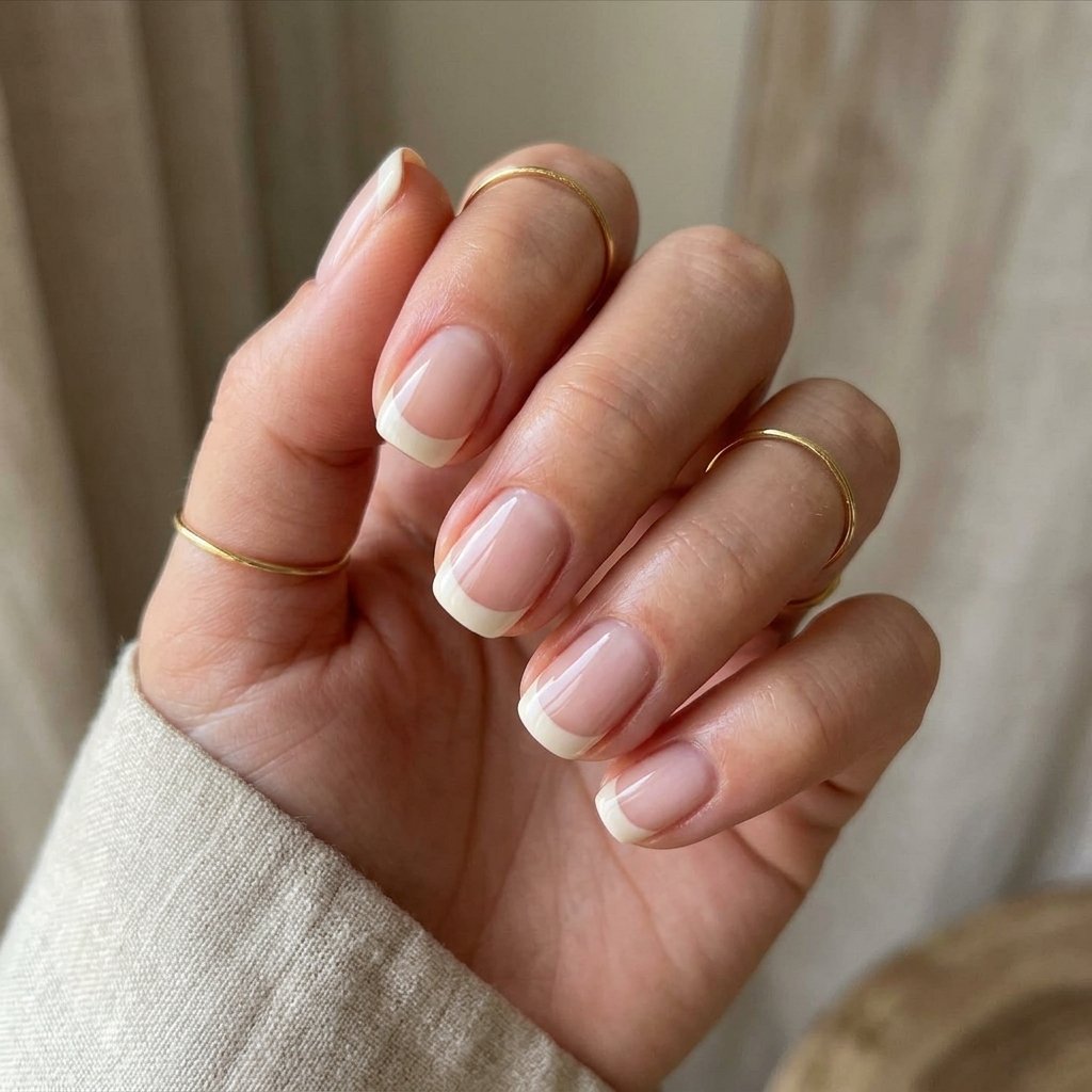 French Tips With a Fall Twist