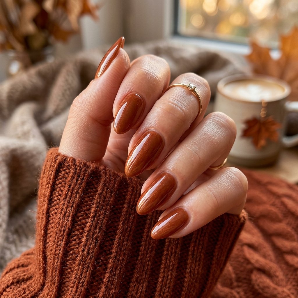 Glazed Maple Nails