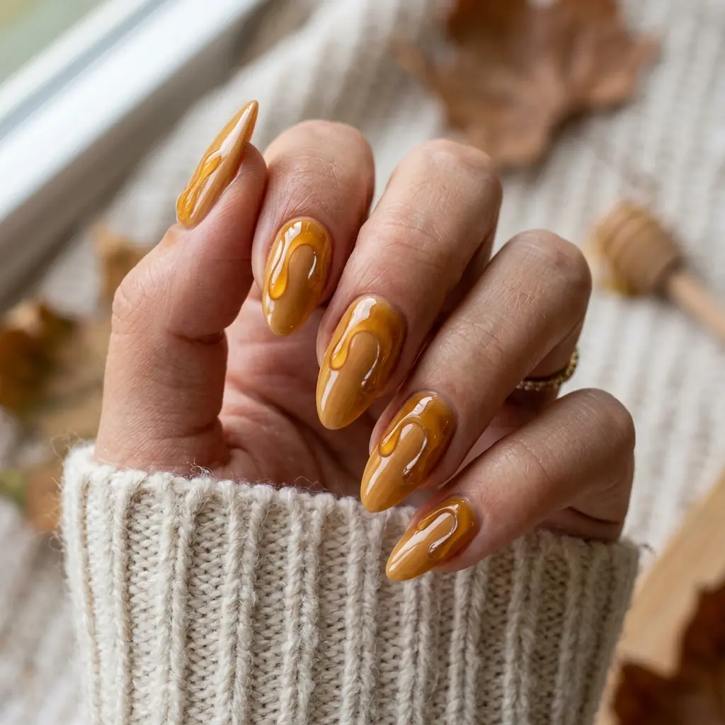 Honey Drip Nail Art