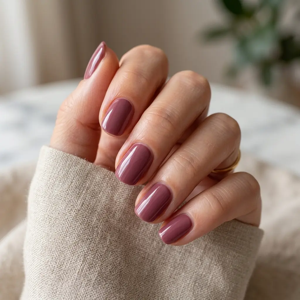23 Early Fall August Nails You'll Want to Wear Before Everyone Else 23 Muted Berry Nails