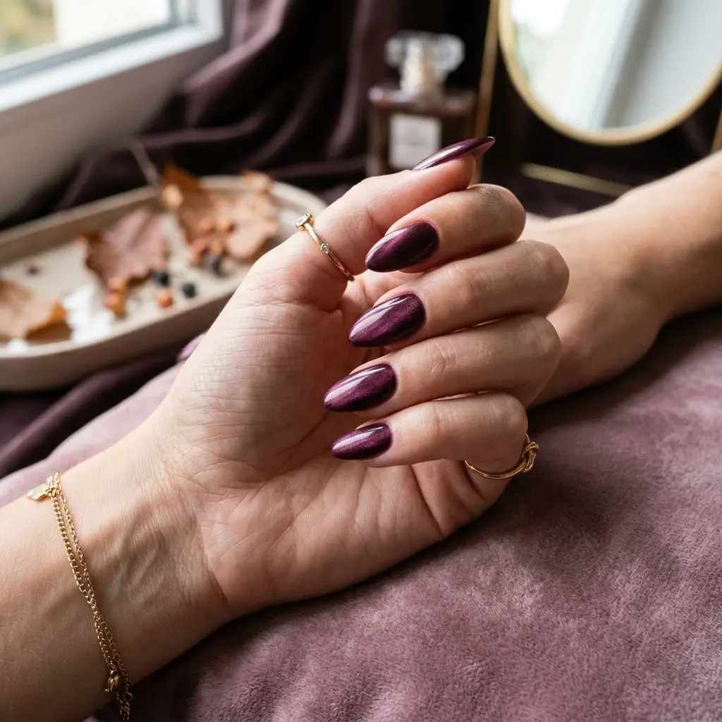 Velvet Plum Nails
