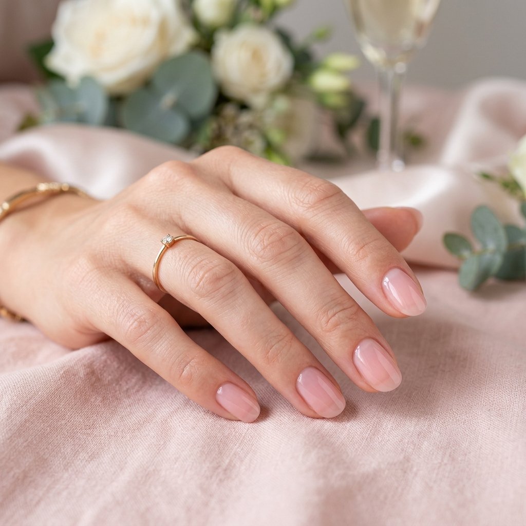 Sheer Pink Nails