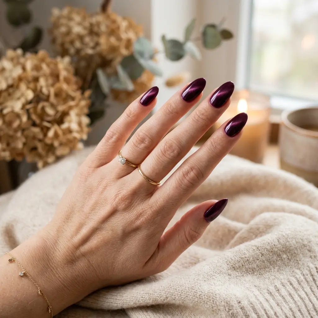 Velvet Plum Nails