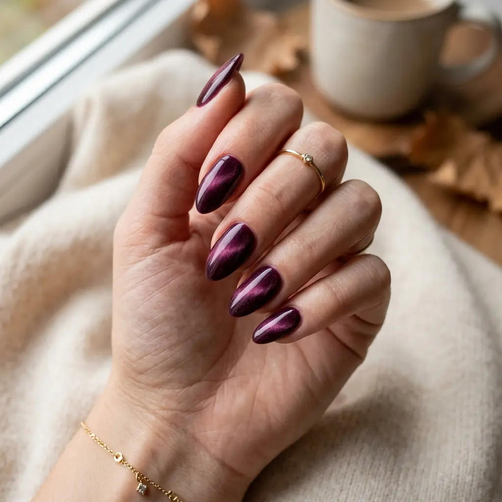 Velvet Plum Nails